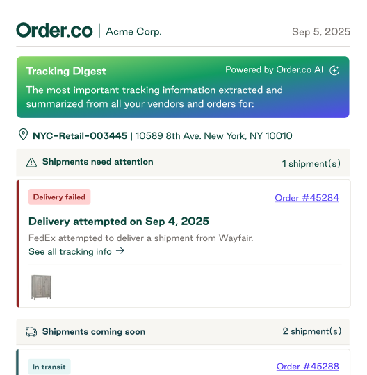 AI Tracking Screen