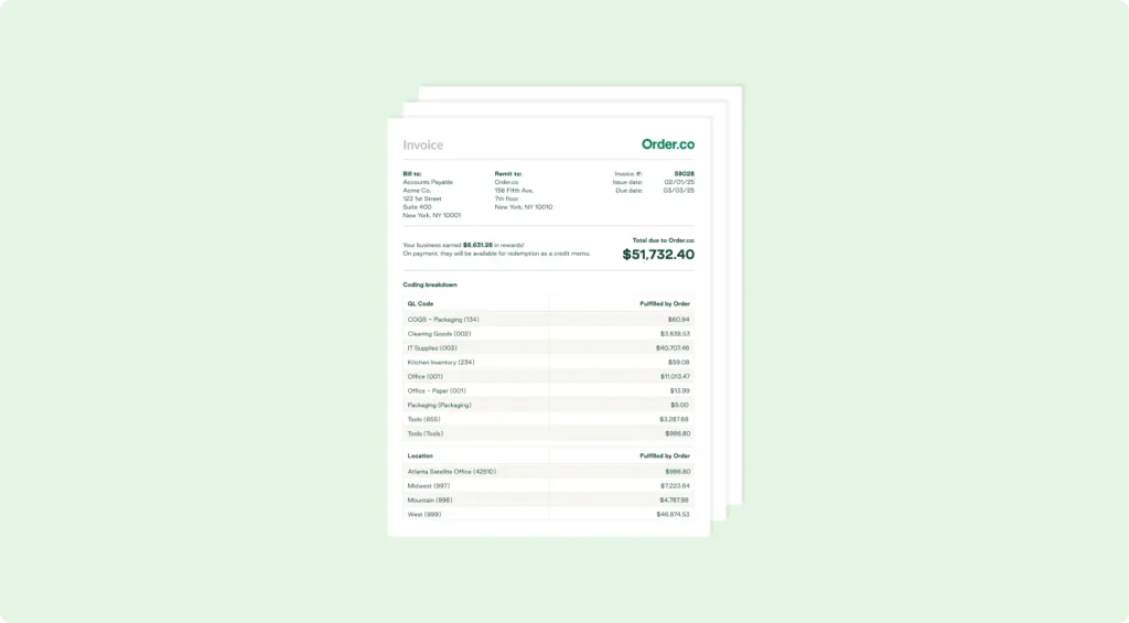 Order.co optimizes accounts payable management to benefit from flexible financing and prevent late fees