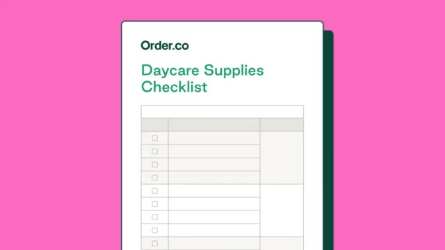 Download our daycare supplies checklist to keep track of your purchases and reduce costs.