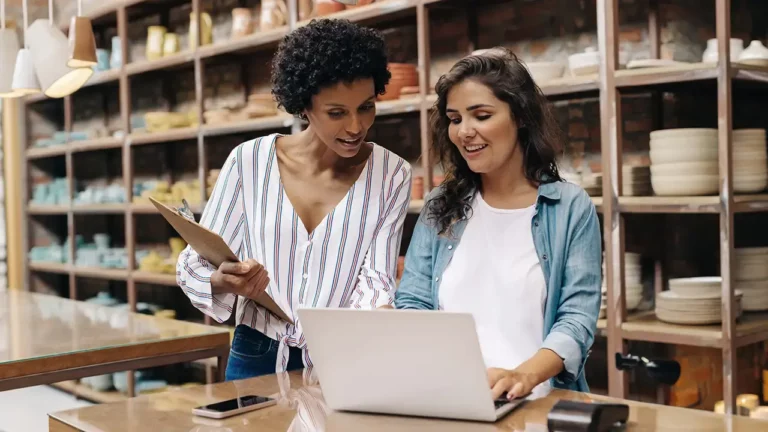 shop managers reviewing vendor management portal