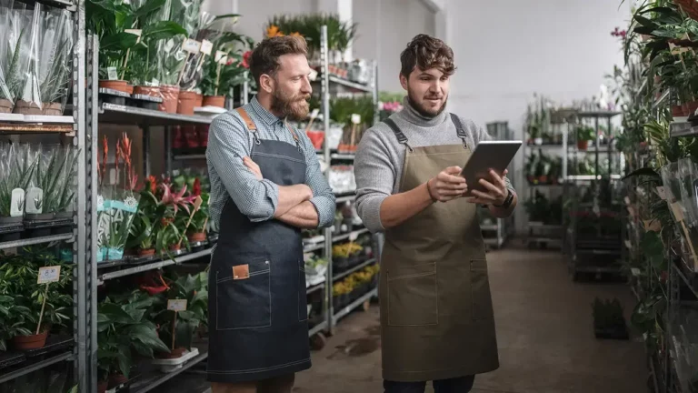 managers reviewing inventory