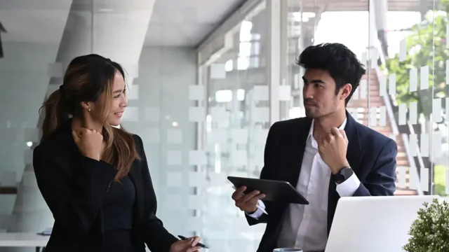 teammates creating a procurement plan