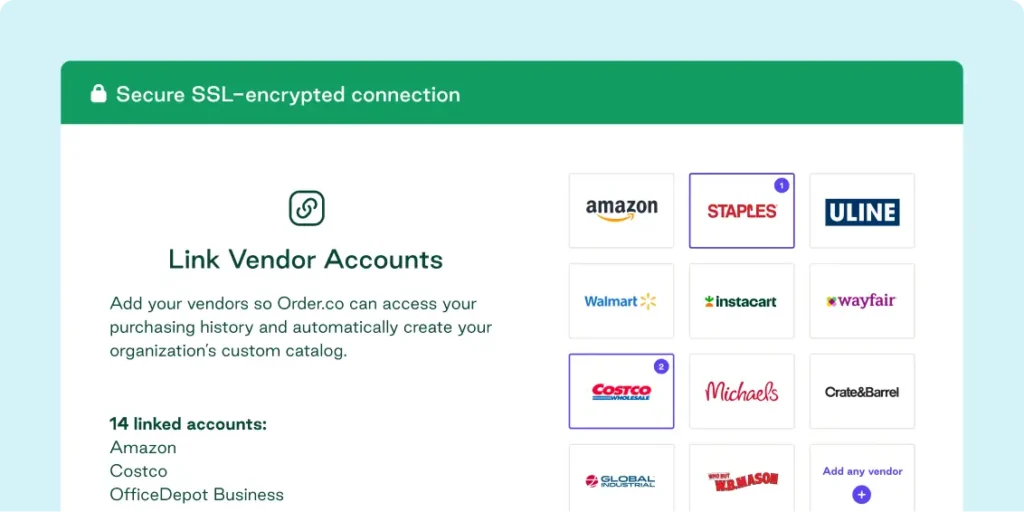 Access all your suppliers