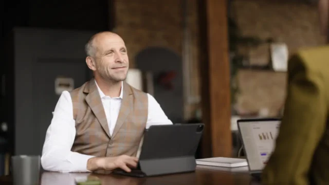 professional reviewing how procurement system makes purchasing easier