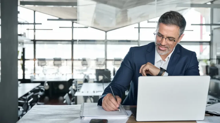 finance manager reviewing corporate credit card fraud