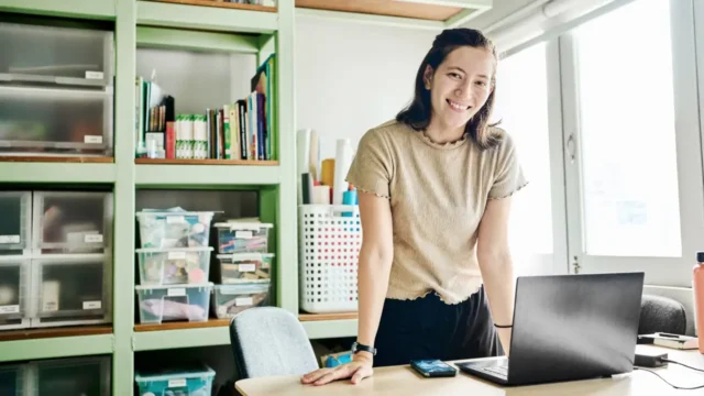 professional reviewing corporate cards for nonprofits