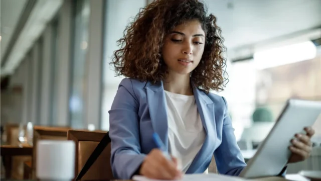 professional reviewing accounts payable management guide