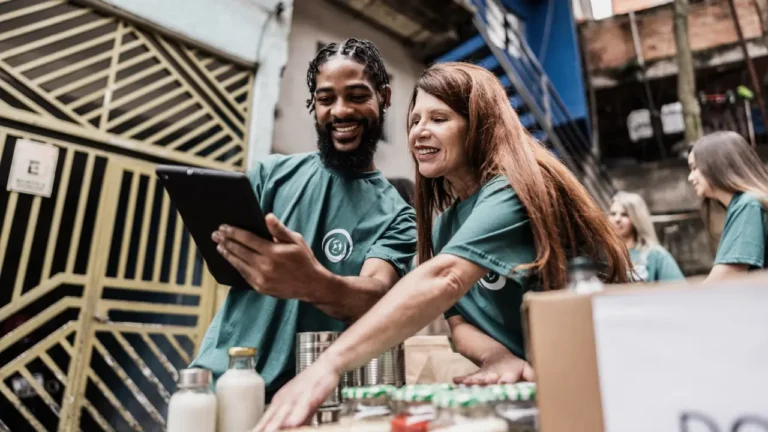 nonprofit professionals researching procurement options