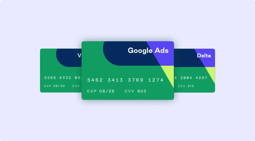 Order.co vendor-locked virtual cards for Delta, Google Ads, and QuickBooks