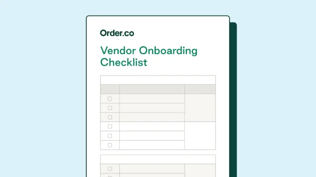 Vendor Onboarding Checklist