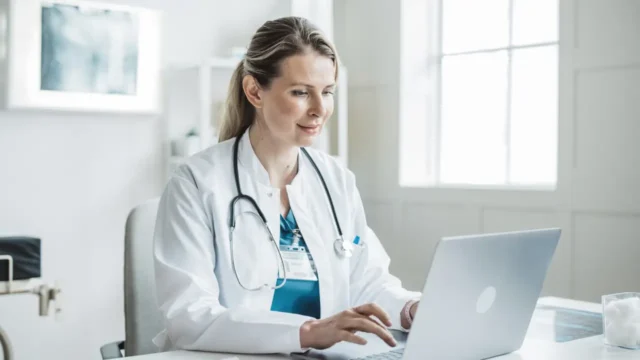 fertility clinic staff using procurement software