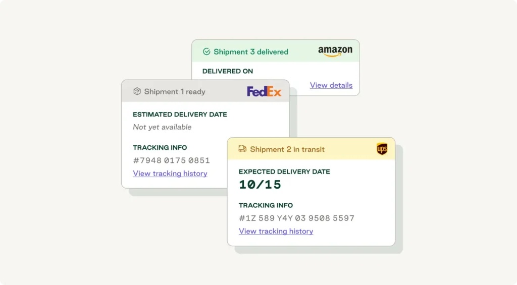 Automated order tracking notifications in Order.co