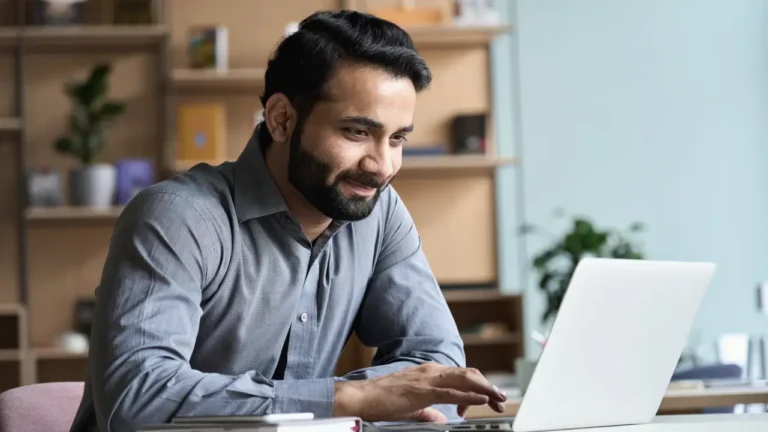 professional researching indirect procurement software