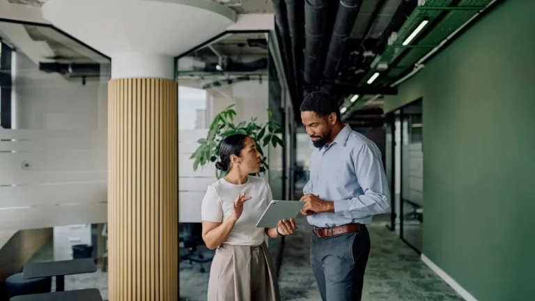 team researching supplier communication automation